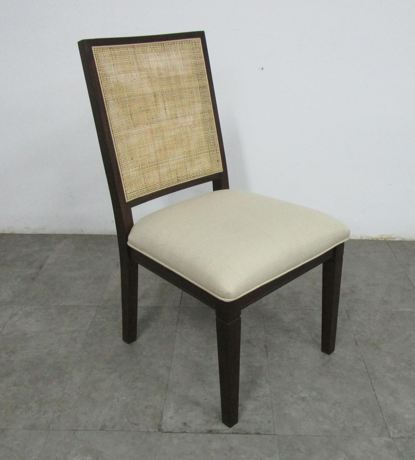 Coaster Casual Dining Matisse Woven Rattan Back Dining Side Chair