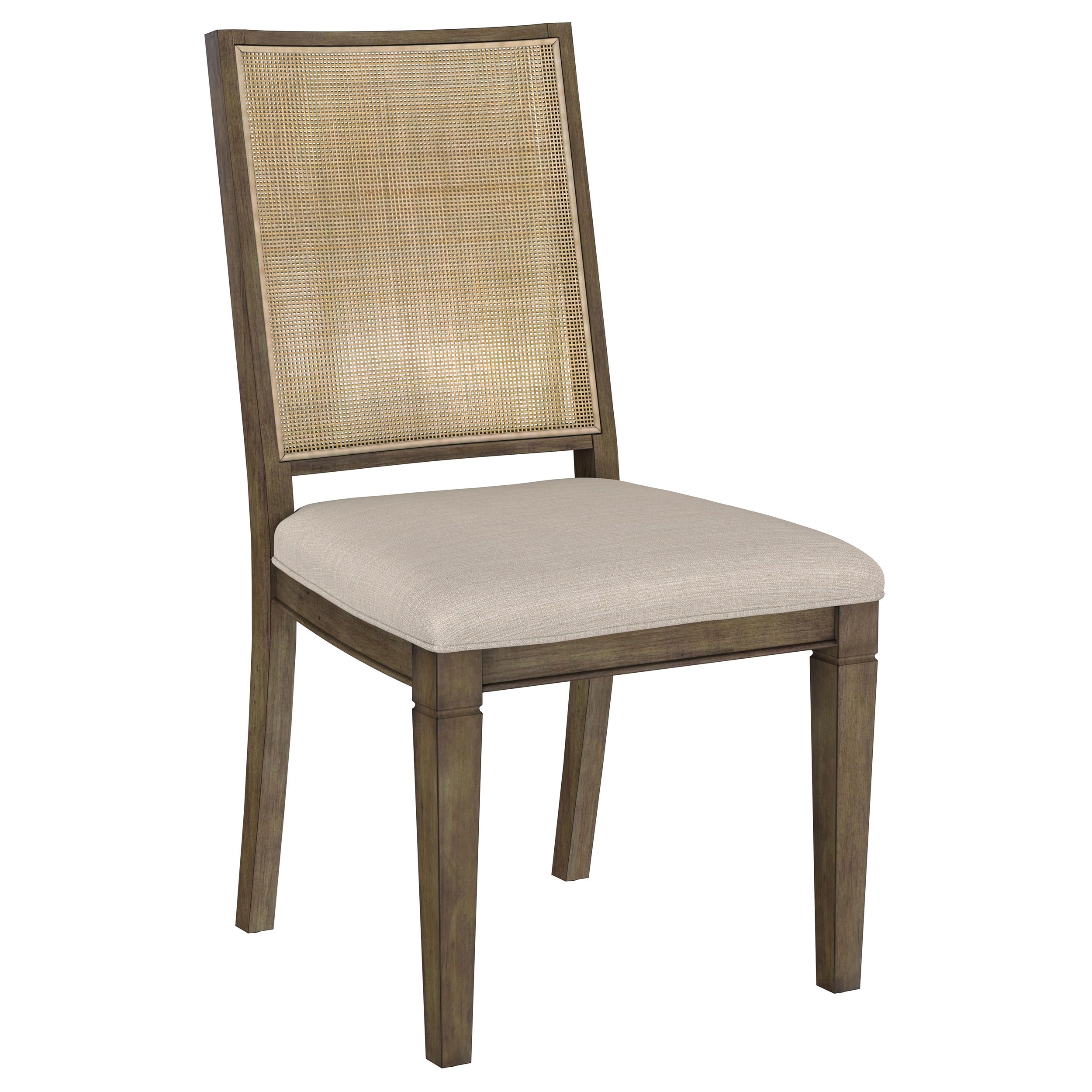 Coaster Casual Dining Matisse Woven Rattan Back Dining Side Chair