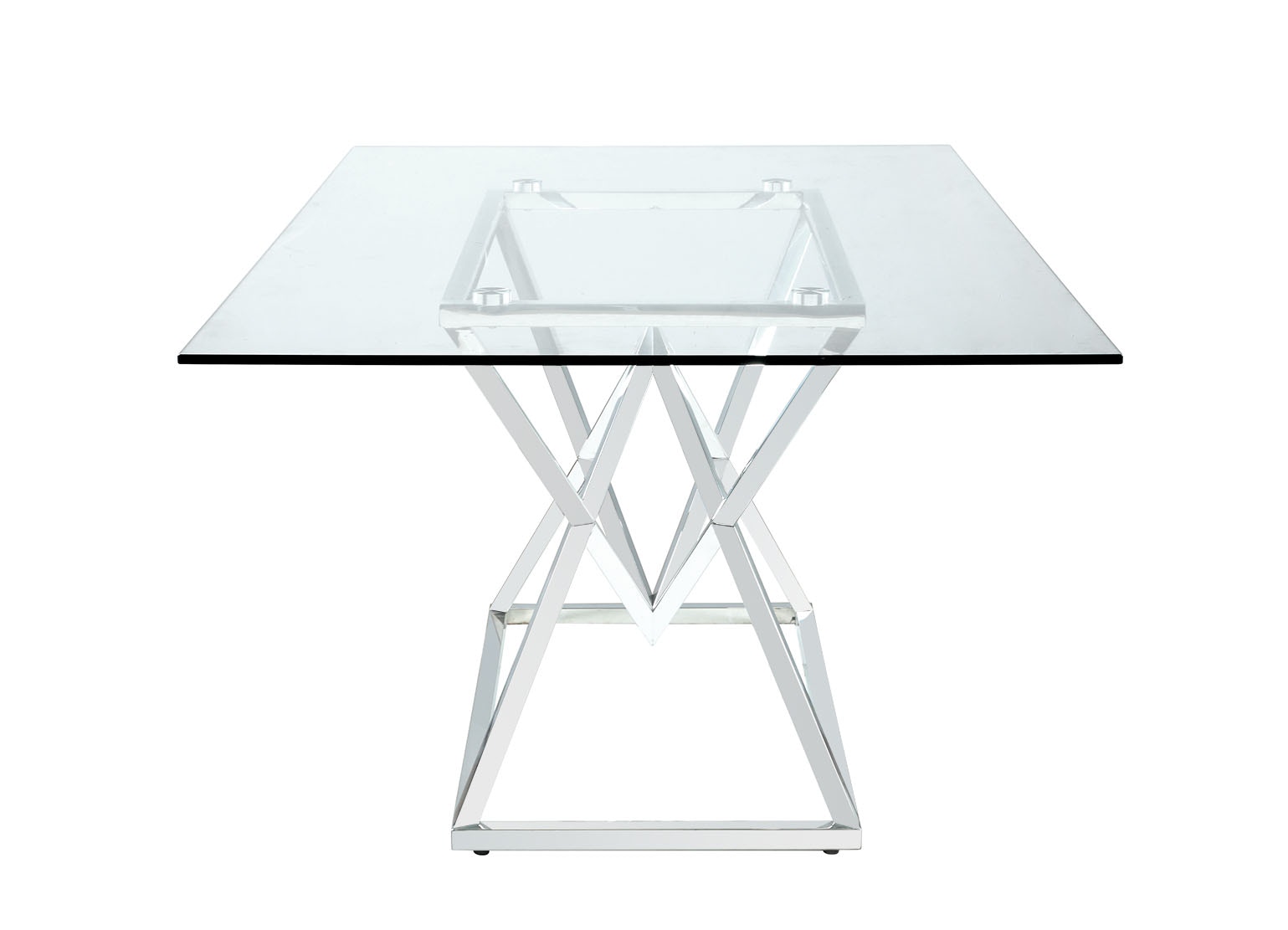 Coaster Dining Room Rect Glass Dining Table 109451 Lindsey's