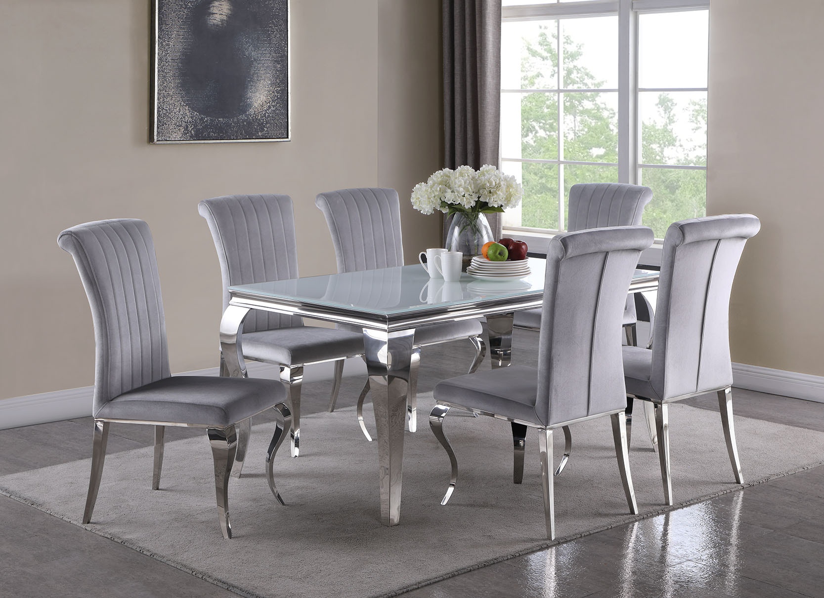 Coaster Casual Dining Dining Table 115091B1 Wenz Home Furniture