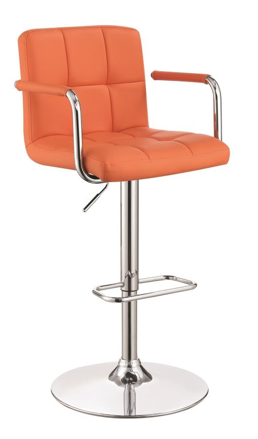 Orange adjustable deals bar stool