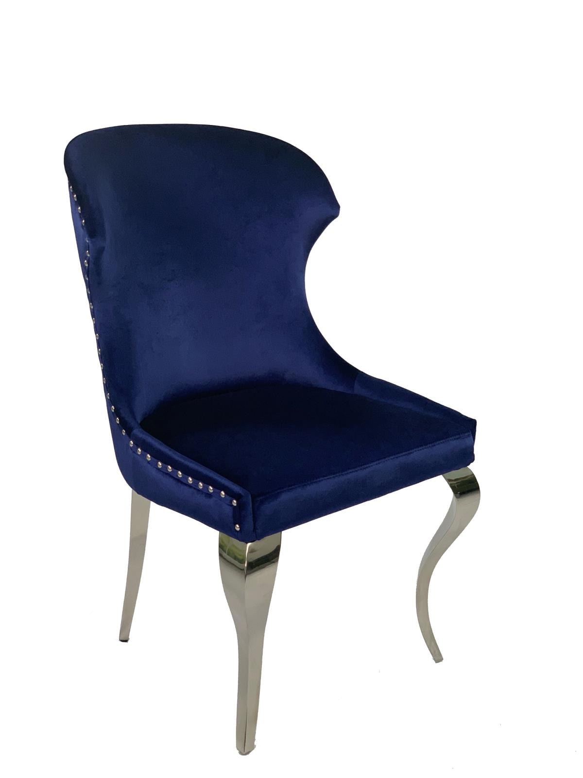 Coaster Cheyanne Upholstered Dining Side Chair Ink Blue (Set of 2 - Priced Individually) 190745