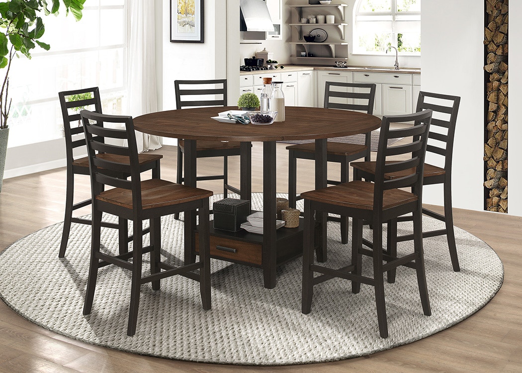 6 seat counter height deals dining set