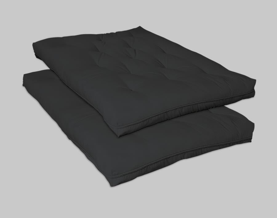 Coaster 7-inch Deluxe Futon Pad Black 2005
