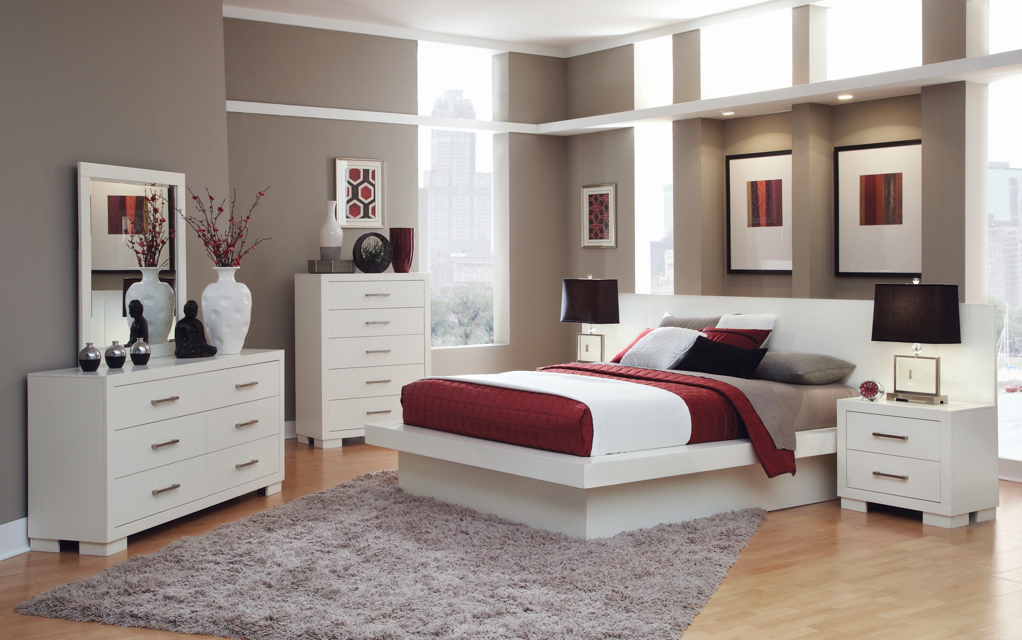 Coaster Bedroom 5 Piece Queen Bedroom Set 202990Q-S5 - Haynes 