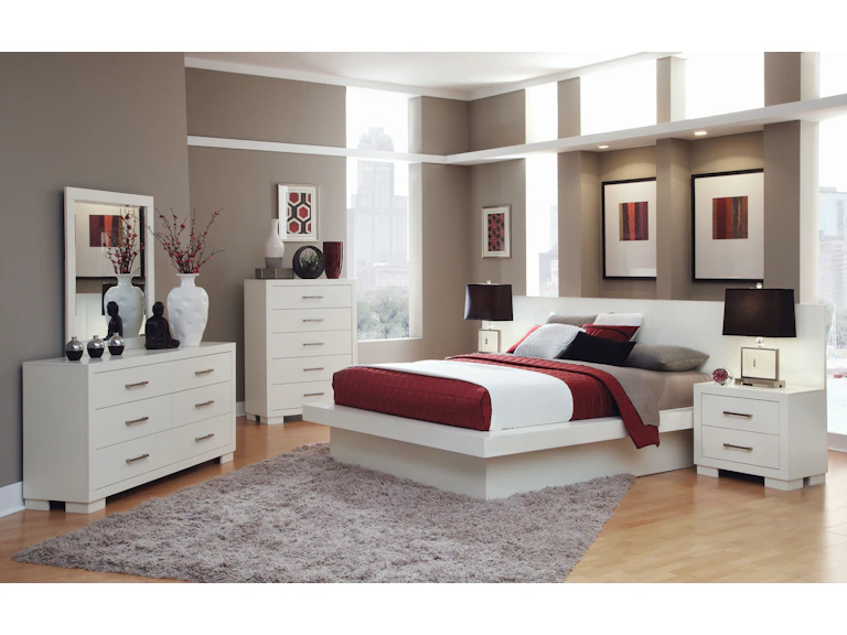 Coaster Mirrors Jessica Dresser Mirror Snow White 202994 - Wenz Home Furniture - Green Bay, WI Coaster Mirrors Jessica Dresser Mirror Snow White 202994 - Wenz Home Furniture - Green Bay, WI