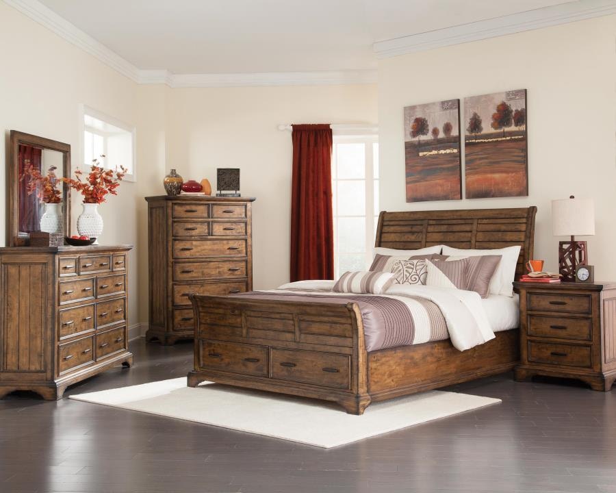 Solid wood california on sale king bedroom set