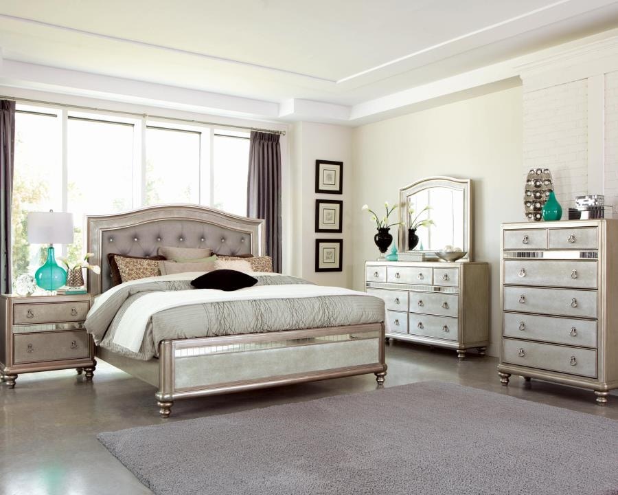 Coaster Bedroom 4 Piece King Bedroom Set 204181KE-S4 - Furniture 