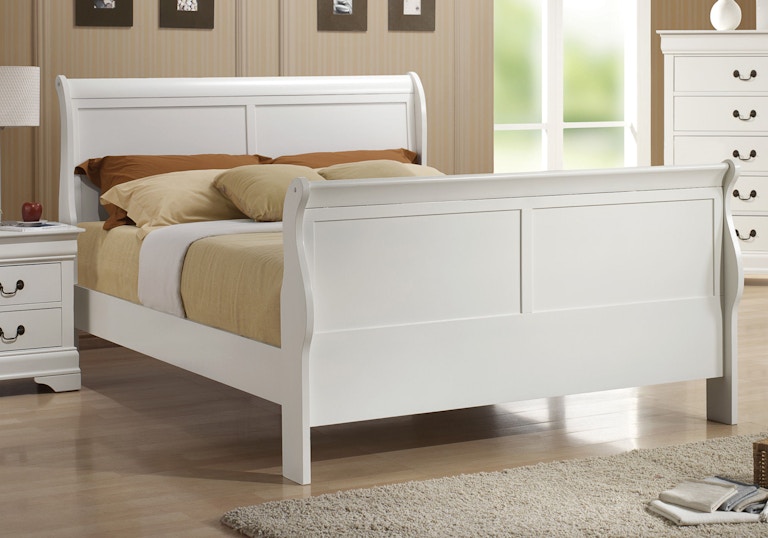 Louis Philippe White Bedroom Dresser- Coaster 204693