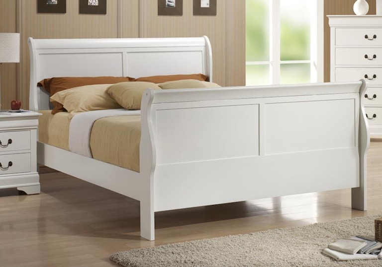 Coaster Company Louis Philippe Collection Twin Bed, White 