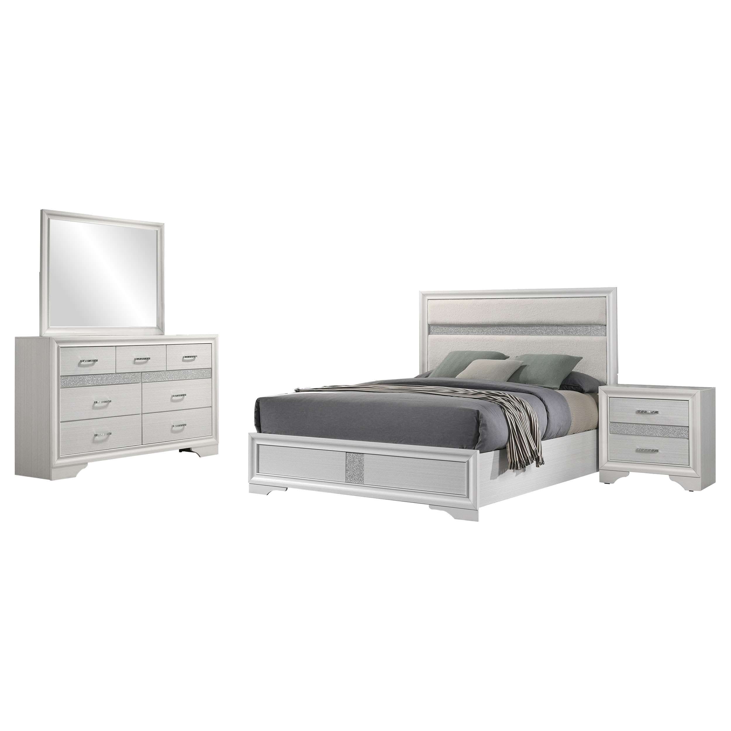 Queen Holiday クリーム Coaster Bedroom Marceline 4-piece Queen Bedroom Set Black
