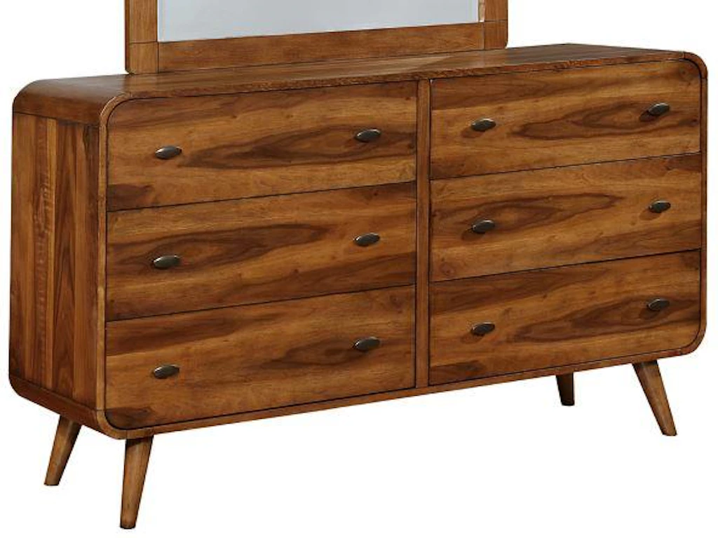 Coaster Bedroom Robyn 6-drawer Bedroom Dresser Dark Walnut 205133 - Rider Furniture - Princeton Coaster Bedroom Robyn 6-drawer Bedroom Dresser Dark Walnut 205133 - Rider Furniture - Princeton