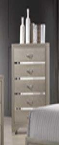 Coaster Bedroom Beaumont 5 drawer Rectangular Chest Champagne