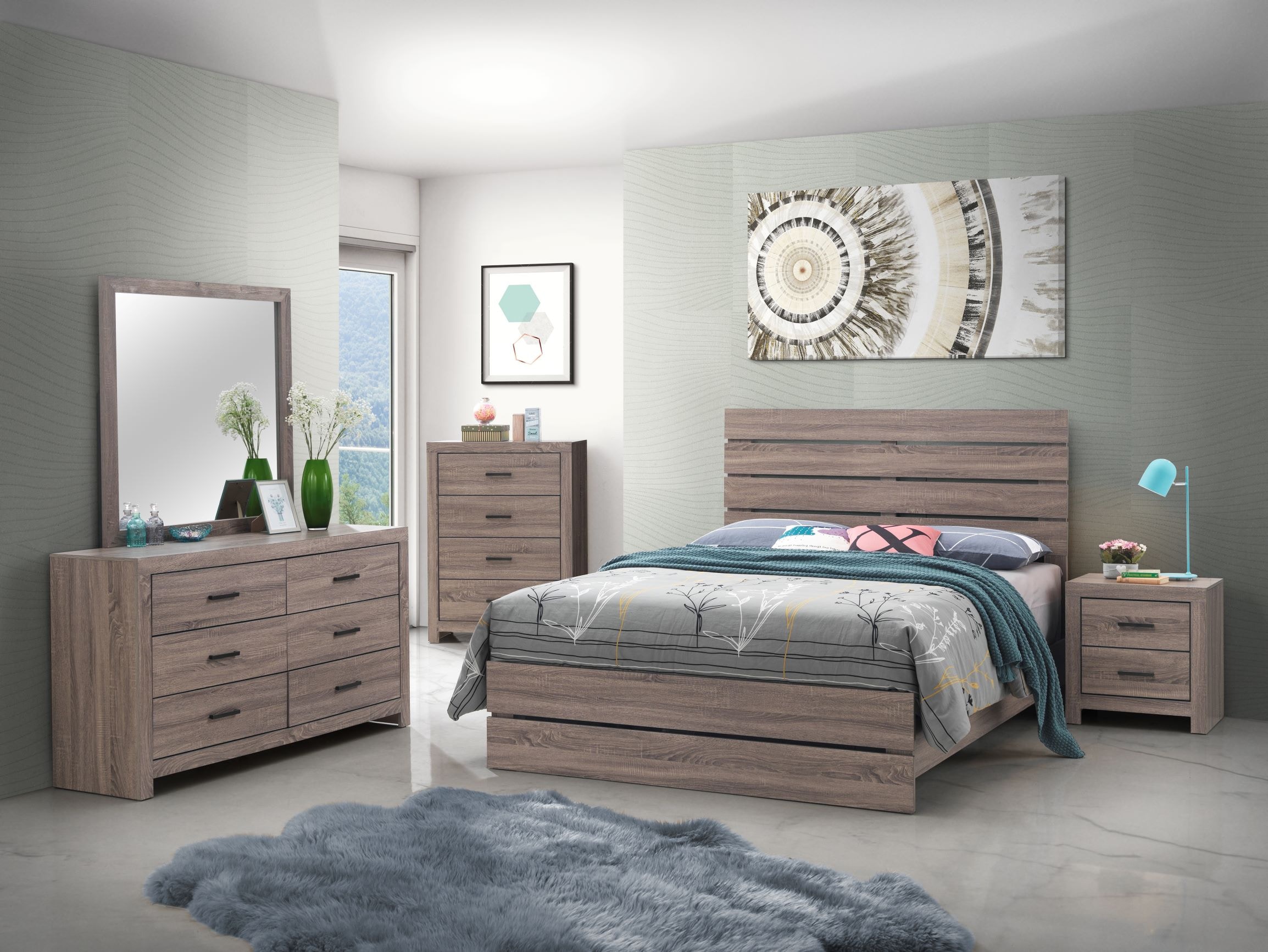 Coaster Bedroom Queen Bed 207041Q Leon Furniture Phoenix, AZ