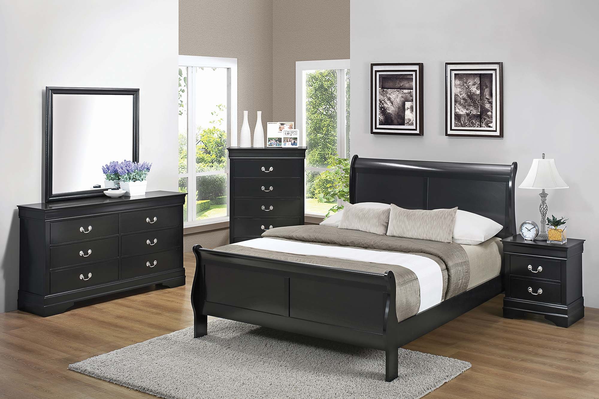 Coaster Bedroom 4 Piece Queen Bedroom Set 212411Q S4 Osmond