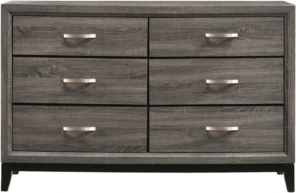 Coaster Bedroom Watson 6-drawer Dresser Grey Oak 212423 - Wenz Home Furniture - Green Bay, WI Coaster Bedroom Watson 6-drawer Dresser Grey Oak 212423 - Wenz Home Furniture - Green Bay, WI