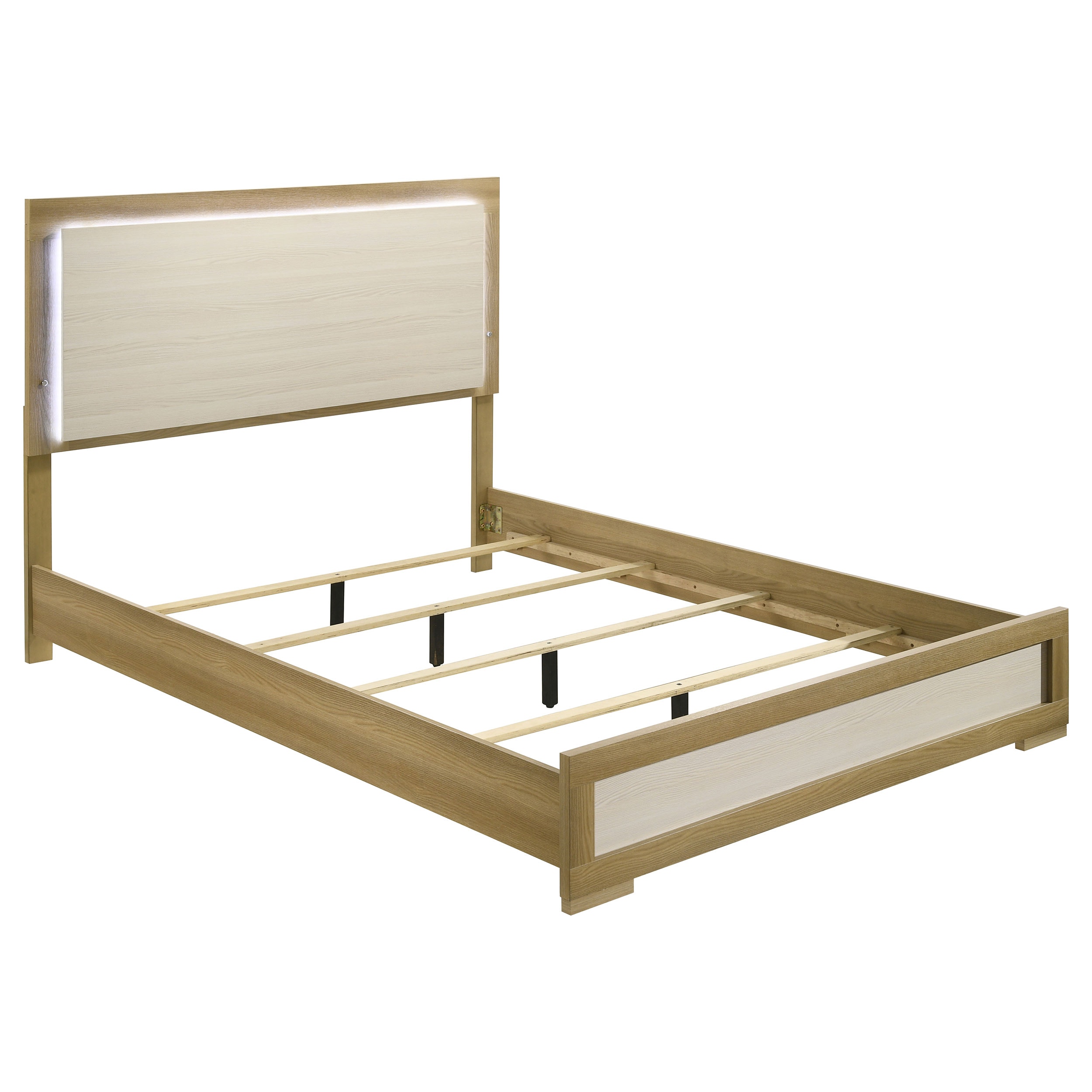 Coaster Bedroom Hyland 4-piece Queen Bedroom Set Natural 215651Q