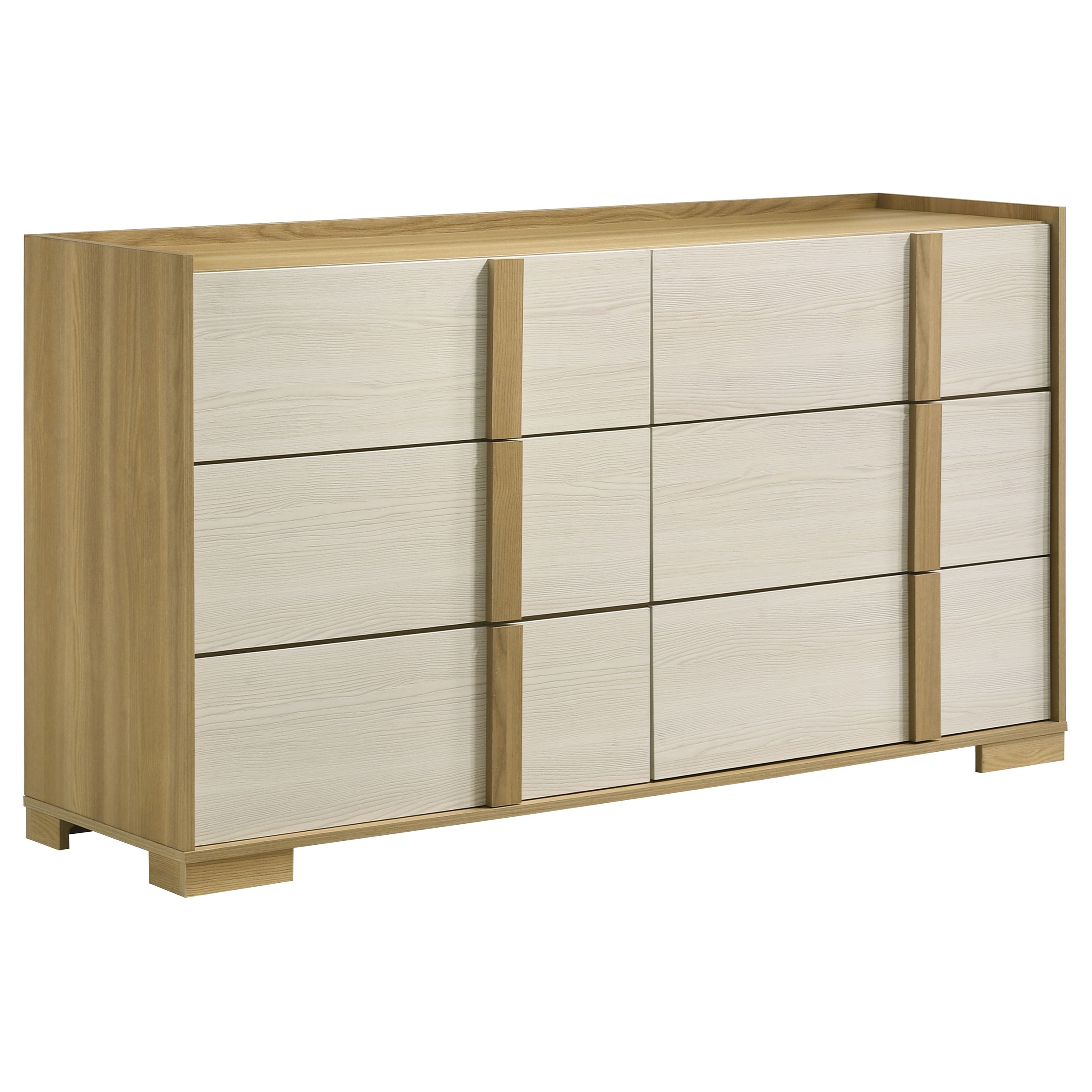 Coaster Bedroom Hyland 6-drawer Dresser Natural 215653 - Payless