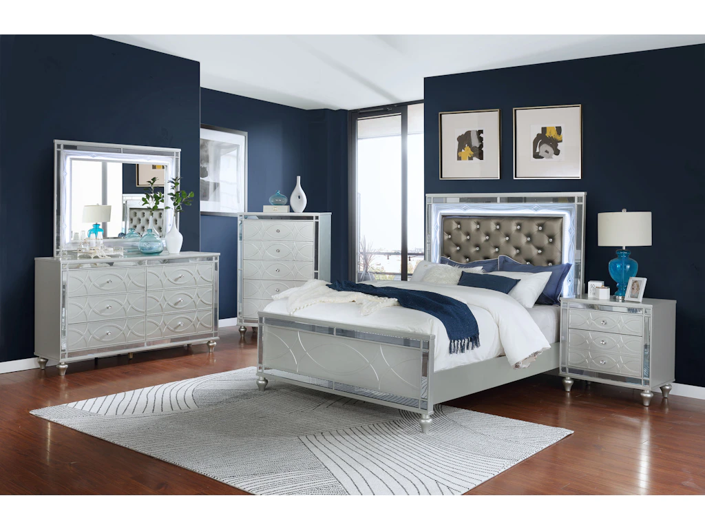 Coaster Bedroom Gunnison 6-drawer Dresser Silver Metallic 223213 - Furniture Market - Austin, TX Coaster Bedroom Gunnison 6-drawer Dresser Silver Metallic 223213 - Furniture Market - Austin, TX