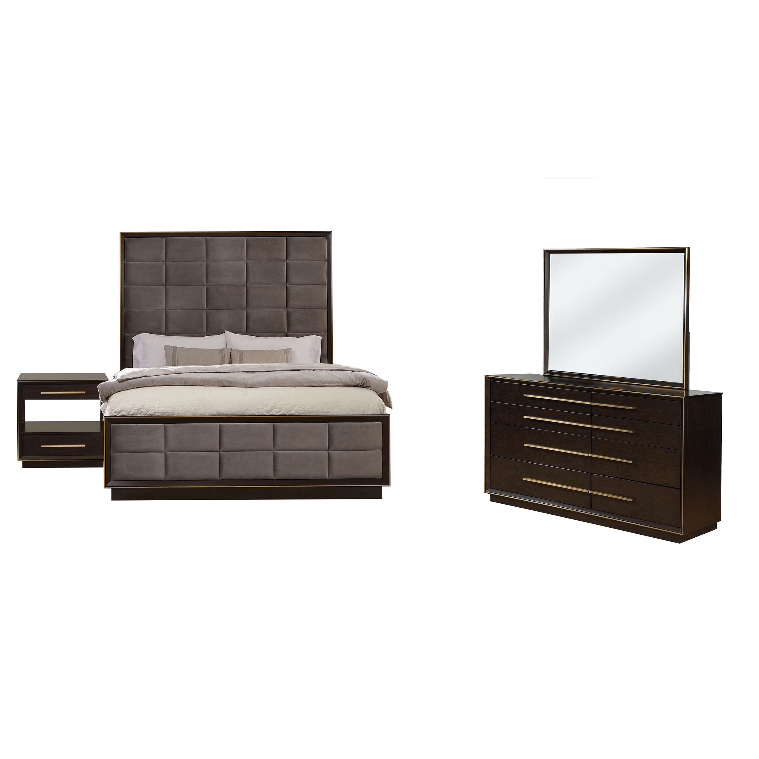 Coaster Bedroom Durango 4-piece Queen Bedroom Set Smoked