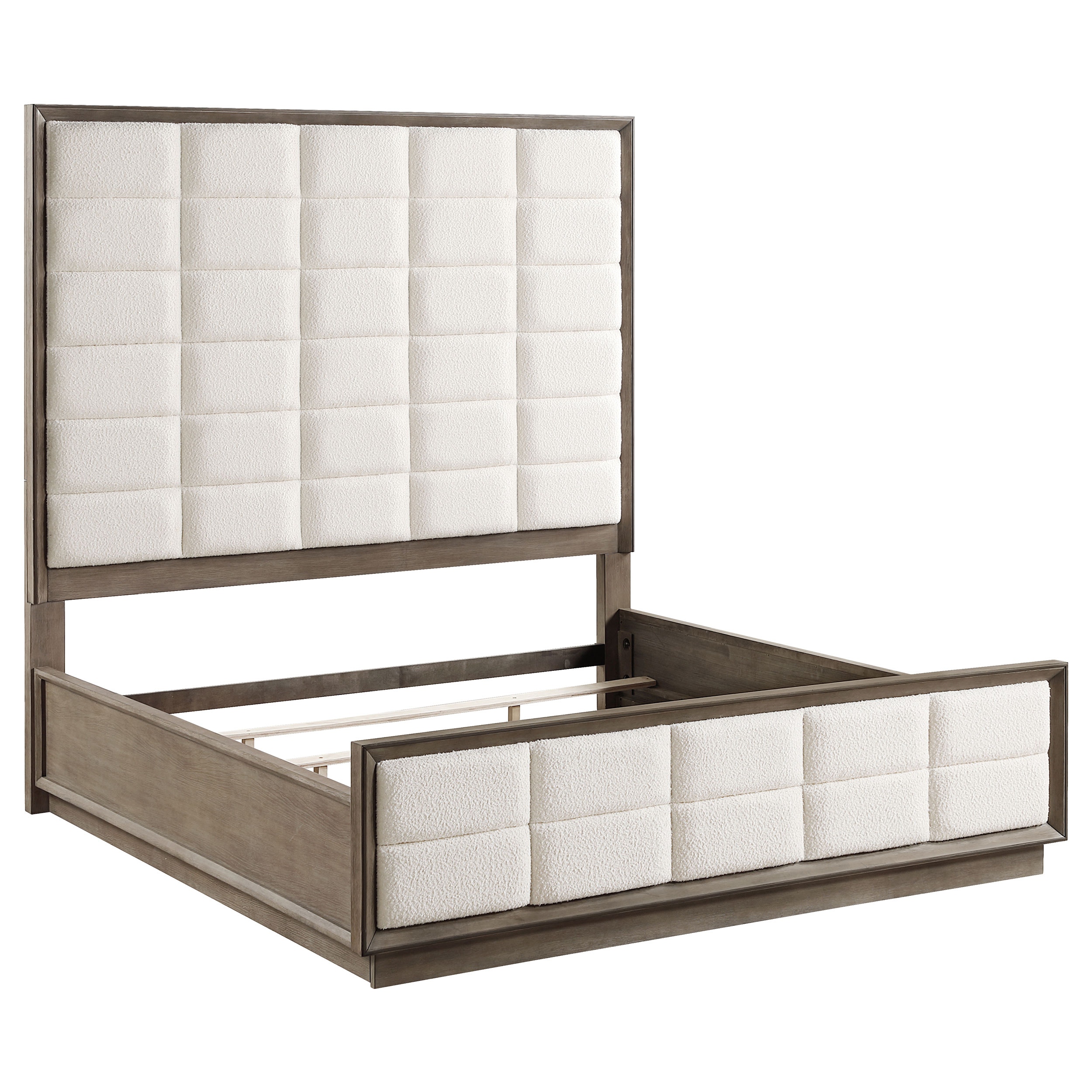Coaster Durango 80-inch Eastern King Panel Bed Taupe Oak 223271KE