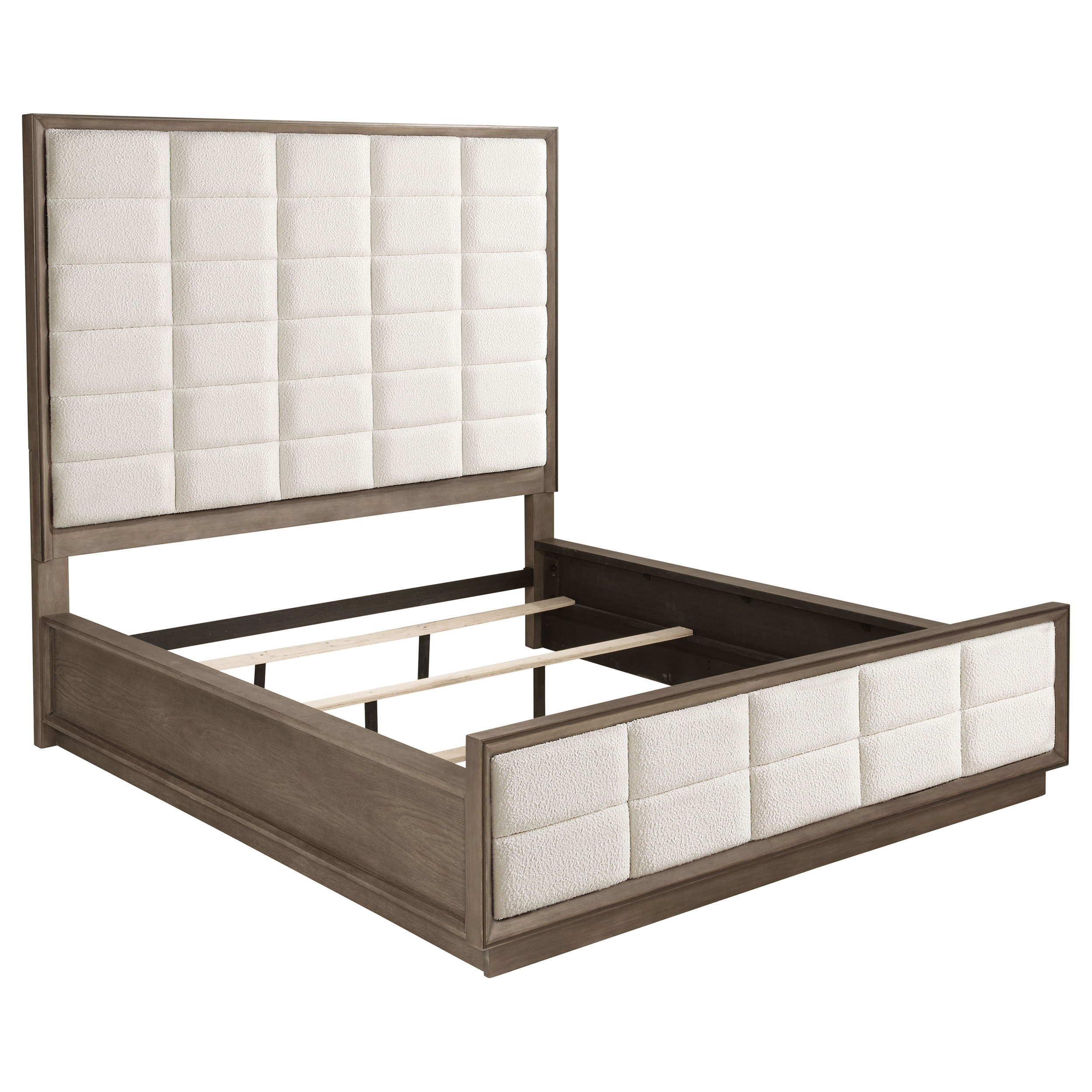 Coaster Durango 80-inch California King Panel Bed Taupe Oak 223271KW