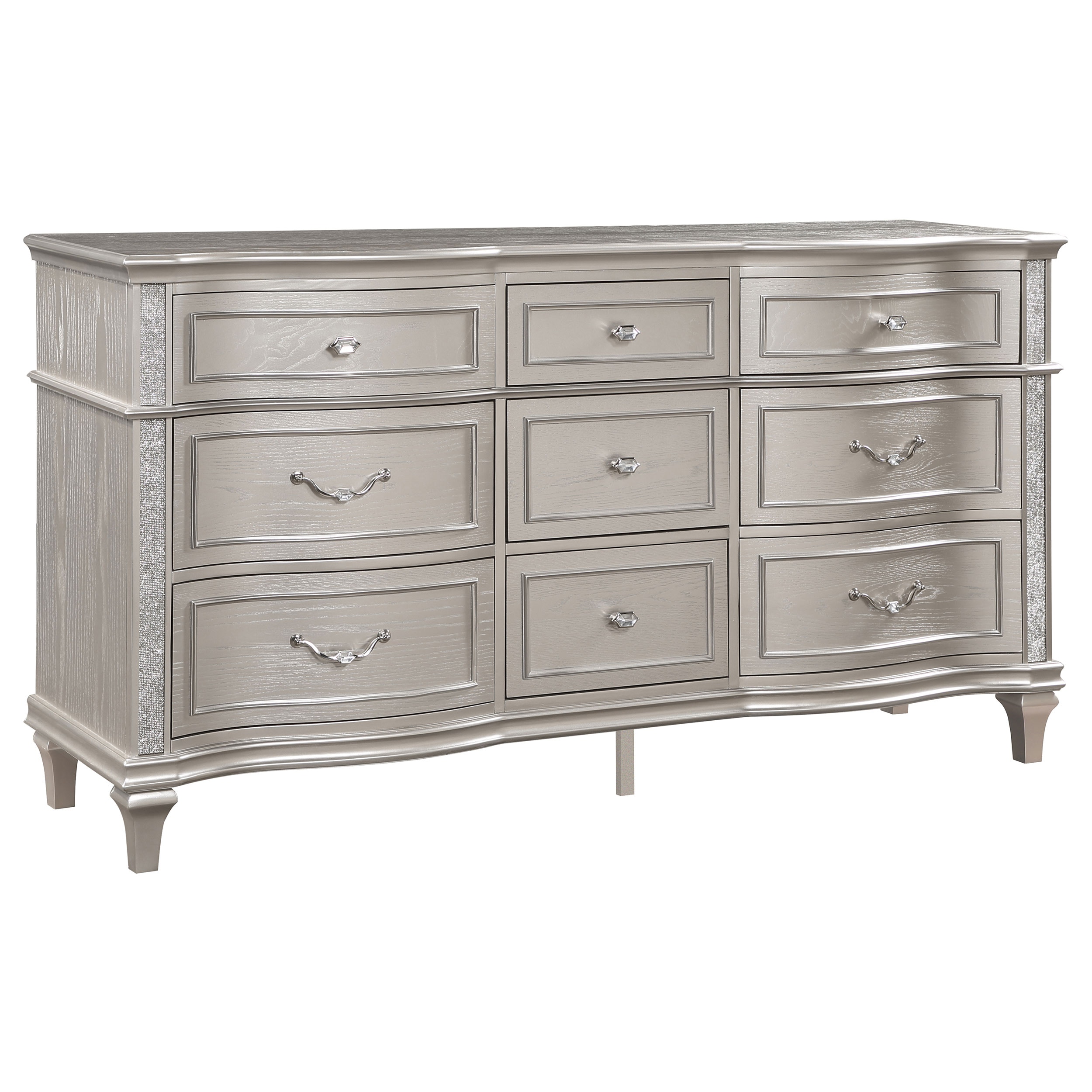 grey 9 drawer dresser Prado 9 Drawer Dresser – High Fashion Home main image 1