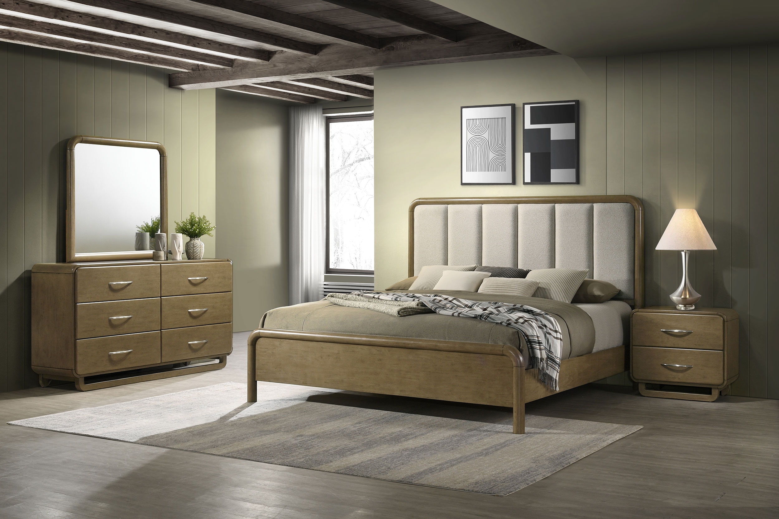 Coaster Amsbury 4-piece Queen Bedroom Set Nutmeg 224271Q-S4