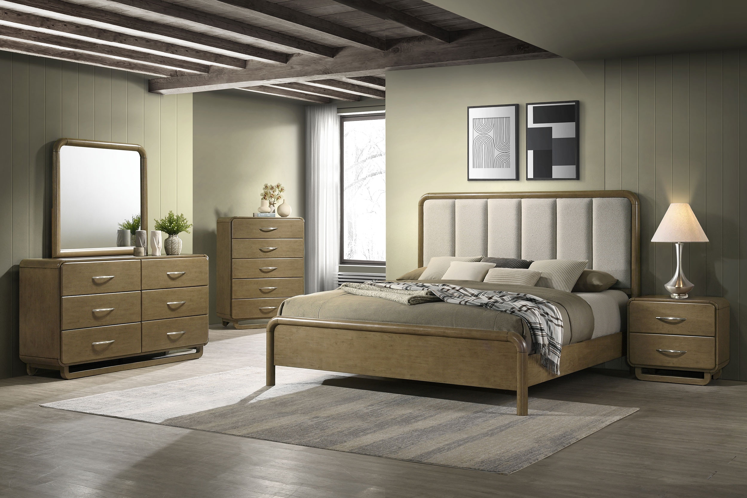 Coaster Amsbury 5-piece Queen Bedroom Set Nutmeg 224271Q-S5