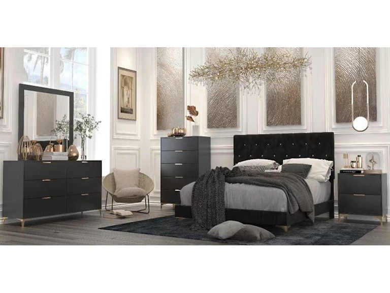Coaster Bedroom Kendall 5-piece Queen Bedroom Set Black 224451Q-S5 - Furniture Market - Austin, TX Coaster Bedroom Kendall 5-piece Queen Bedroom Set Black 224451Q-S5 - Furniture Market - Austin, TX