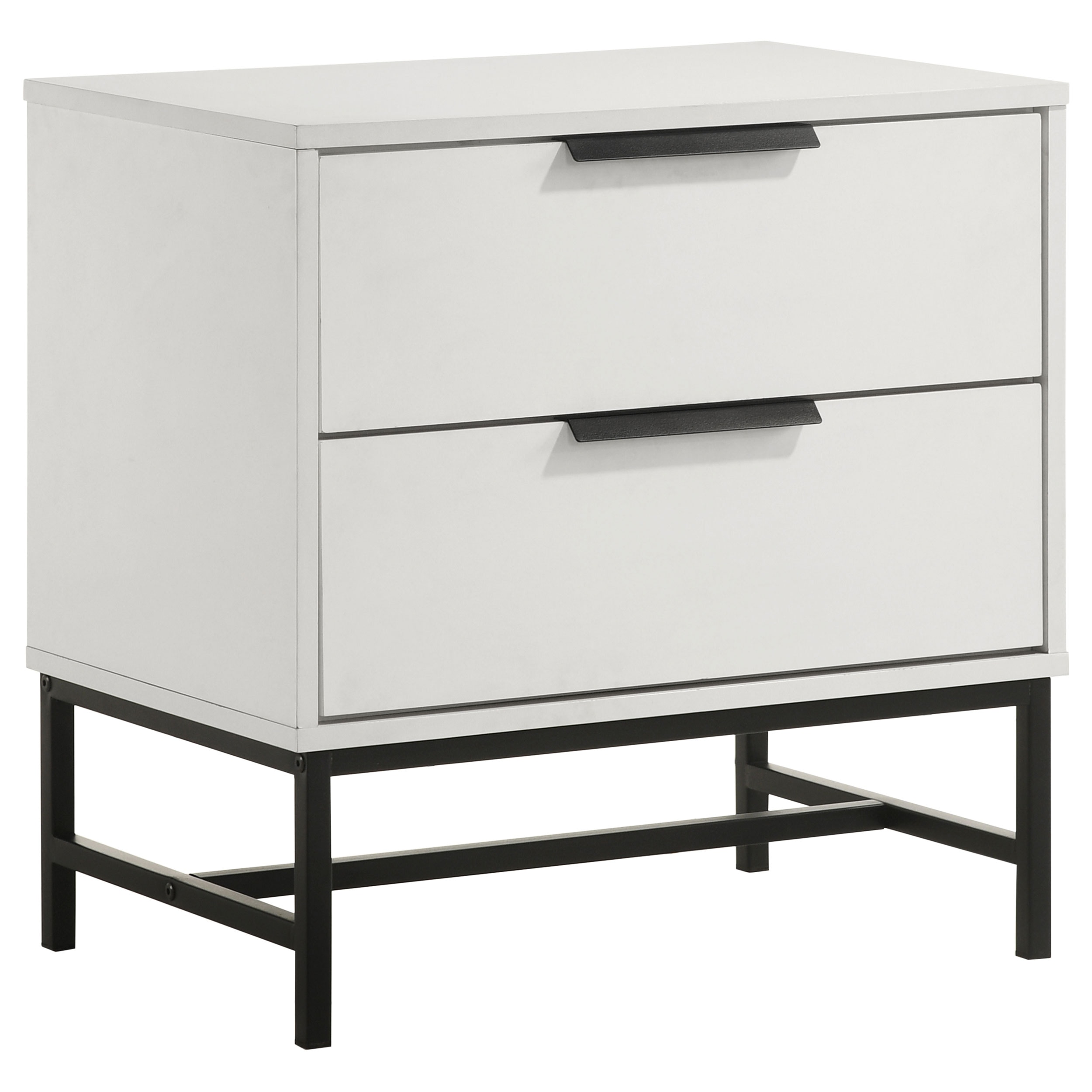Coaster Bedroom Sonora 2-drawer Nightstand Bedside Table White