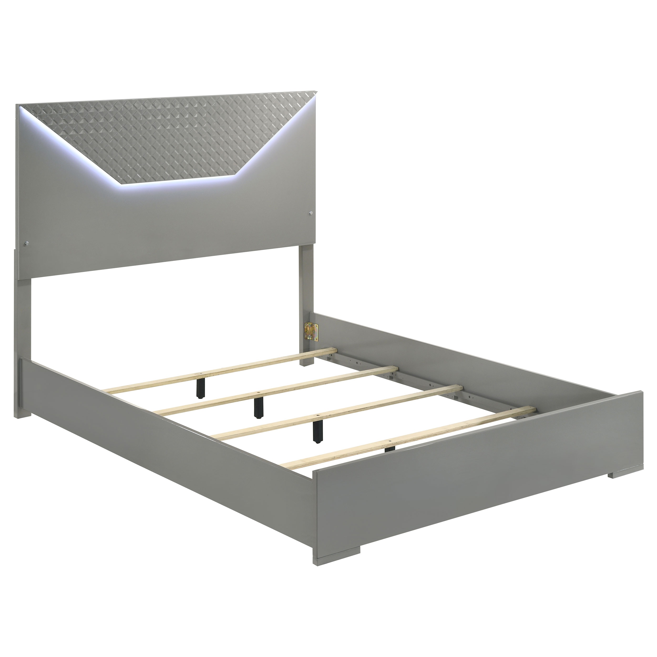 Coaster Bedroom Ives 4-piece Queen Bedroom Set Grey High