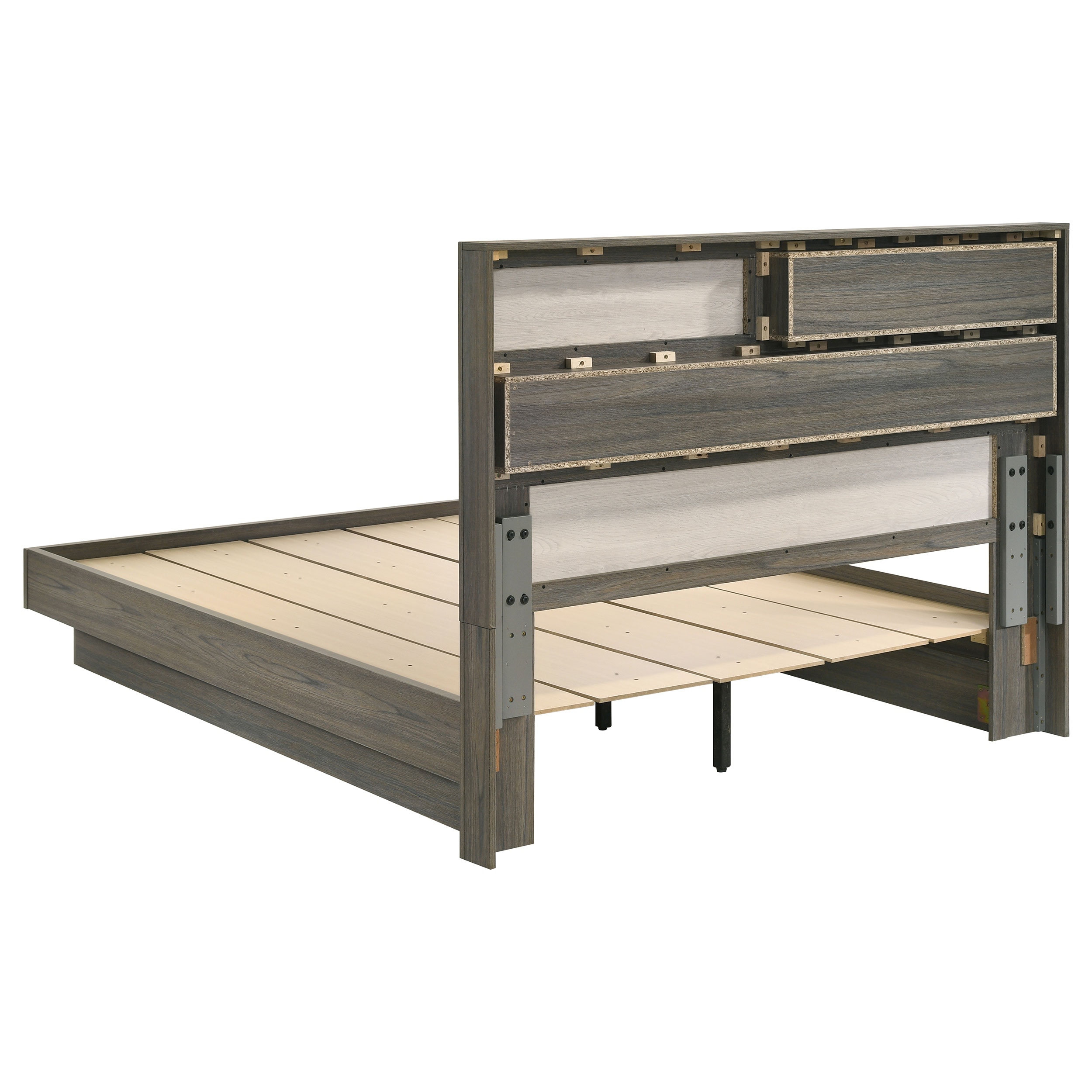Coaster Bedroom Fenwick 4-piece Queen Bedroom Set Grey Oak 224981Q