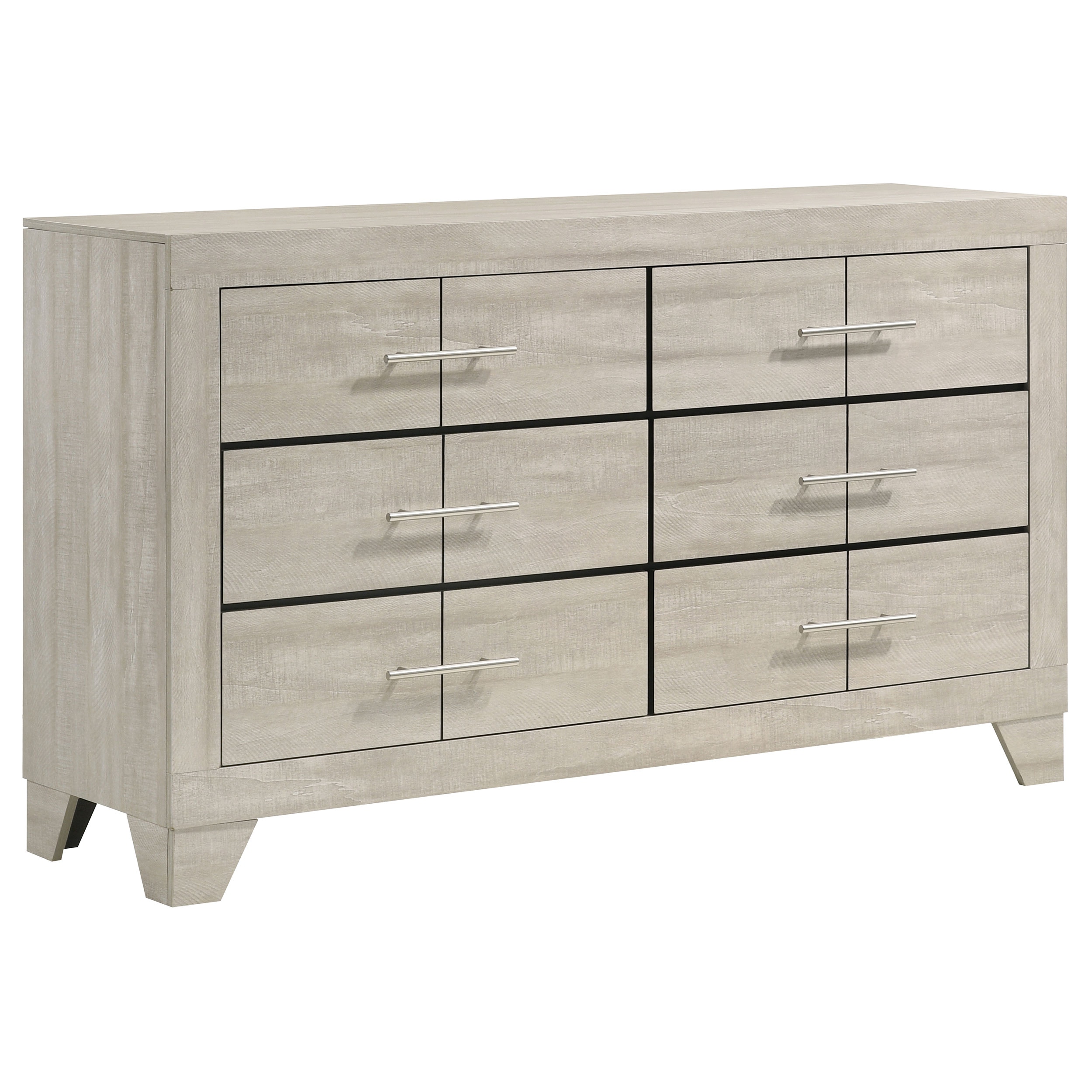 Coaster Bedroom Trenton 4-piece Twin Bedroom Set Rustic Cream