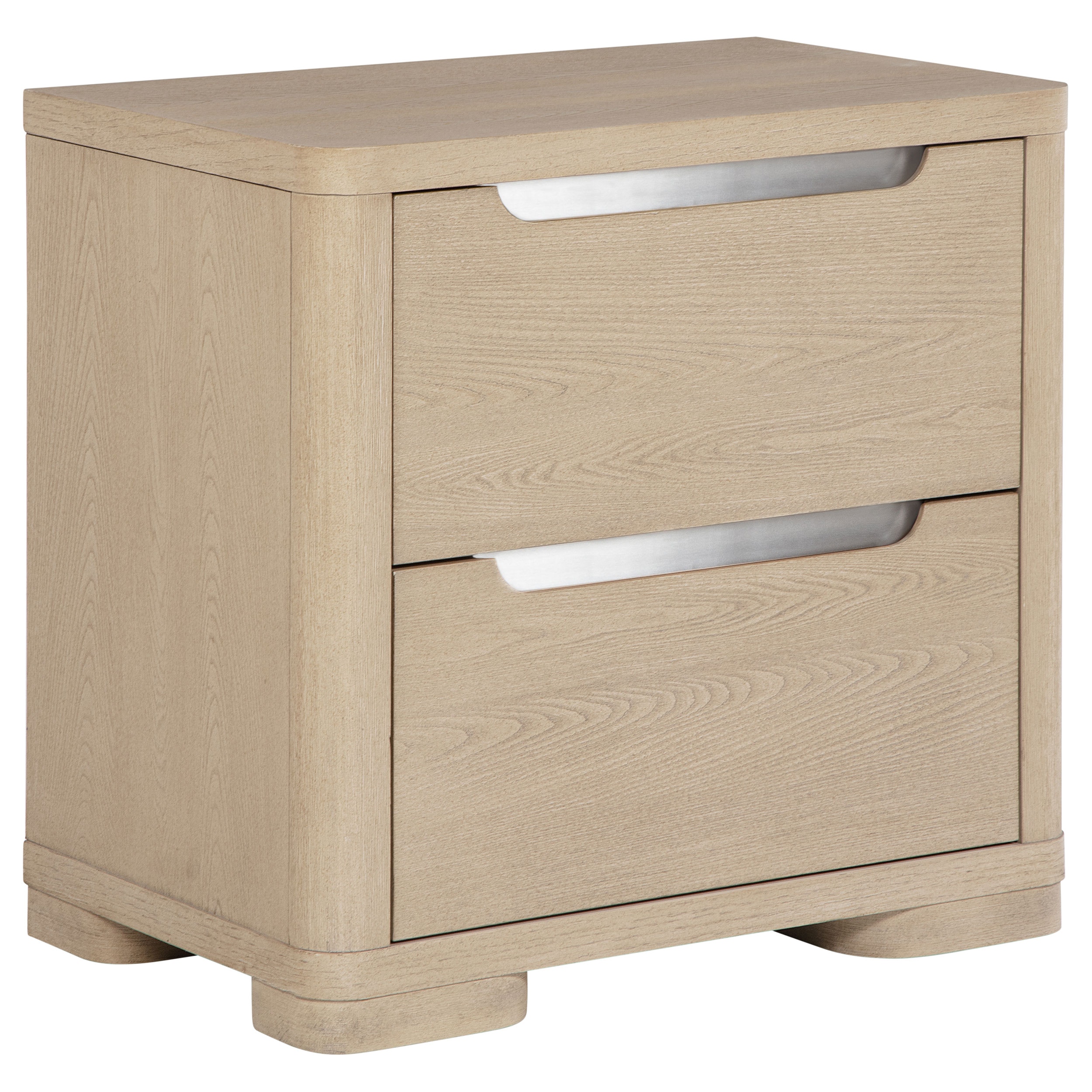 Coaster Bedroom Ladera 2-drawer Nightstand Bedside Table Light Elm