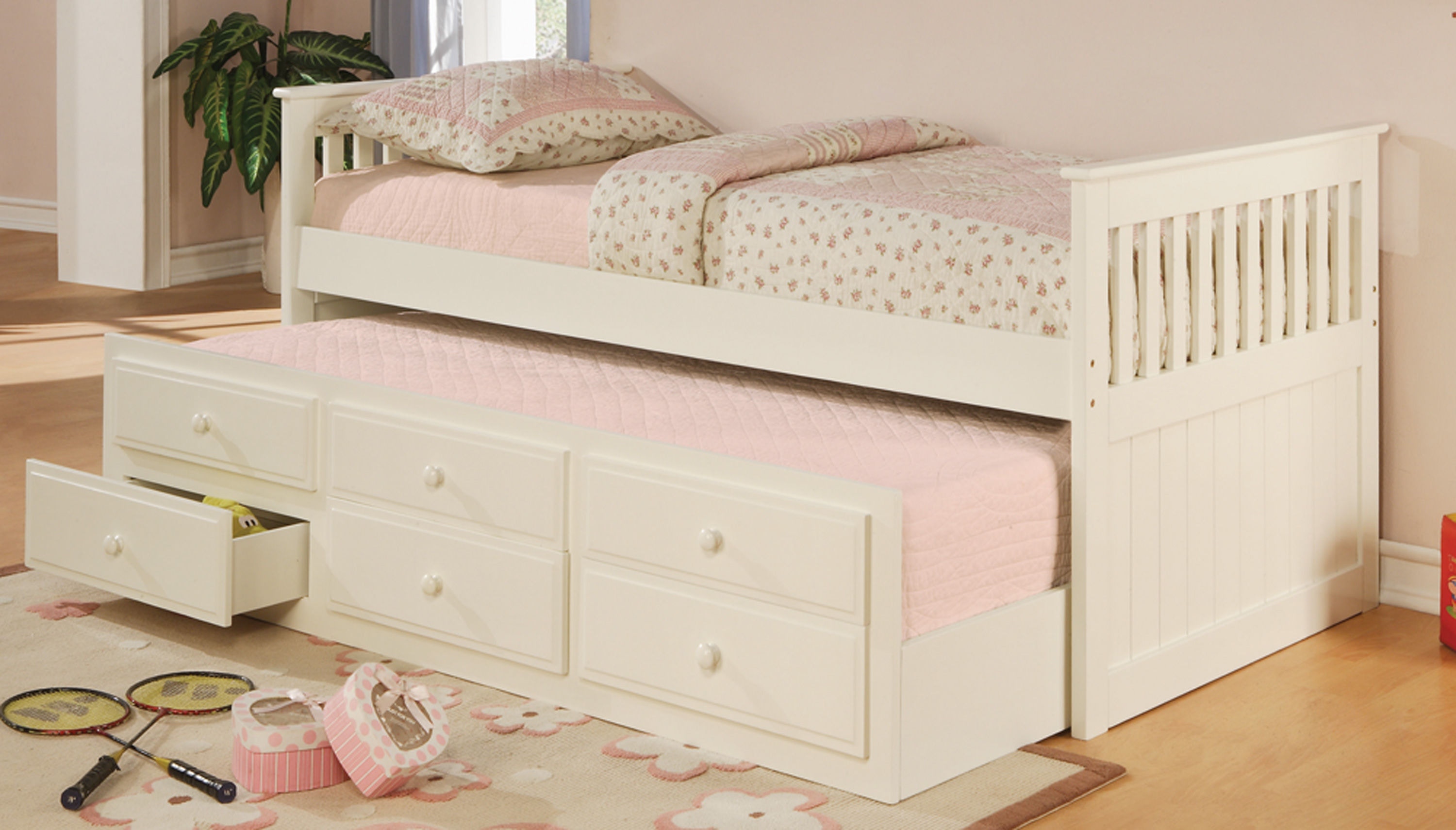 Coaster deals trundle bed