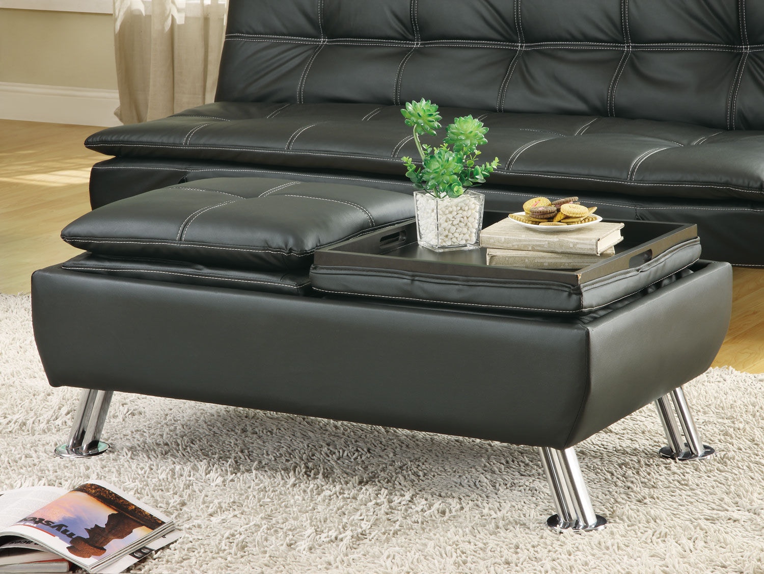 Coaster Living Room Ottoman 300283 Furniture Plus Inc. Mesa AZ