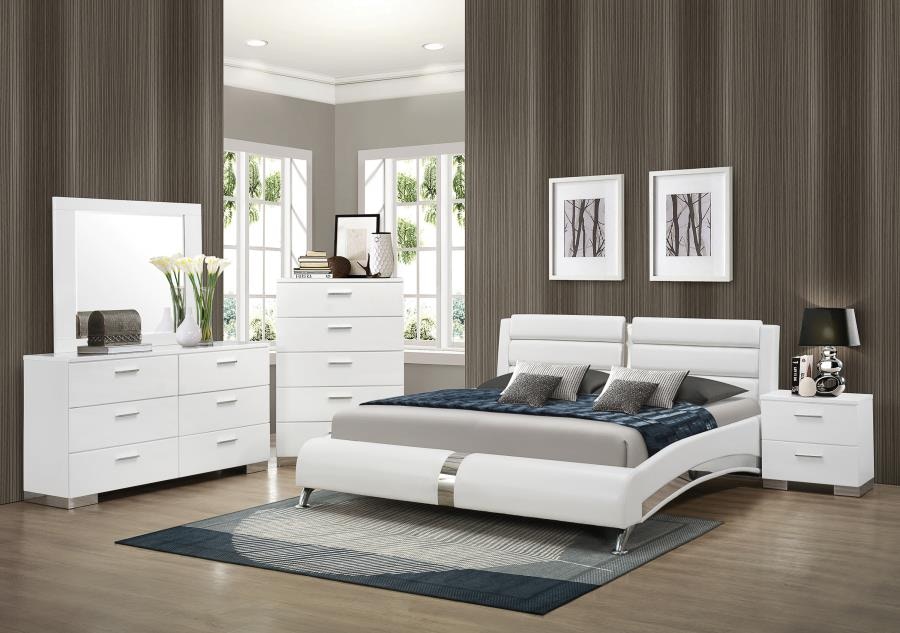 Coaster Bedroom Queen 5 Pc Set (Queen.bed, ns, dr, mr, ch) 300345Q