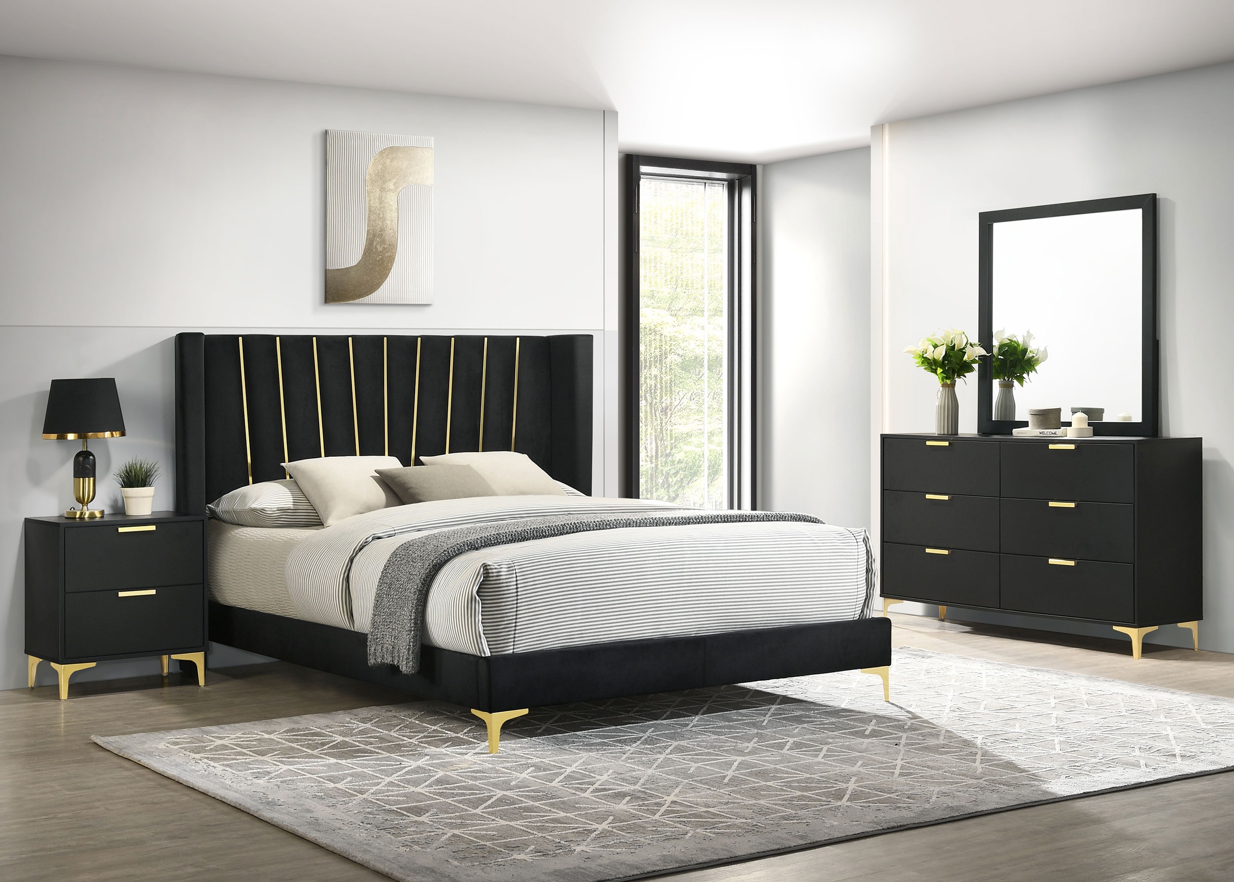 Coaster Bedroom Kendall 4-piece Eastern King Bedroom Set