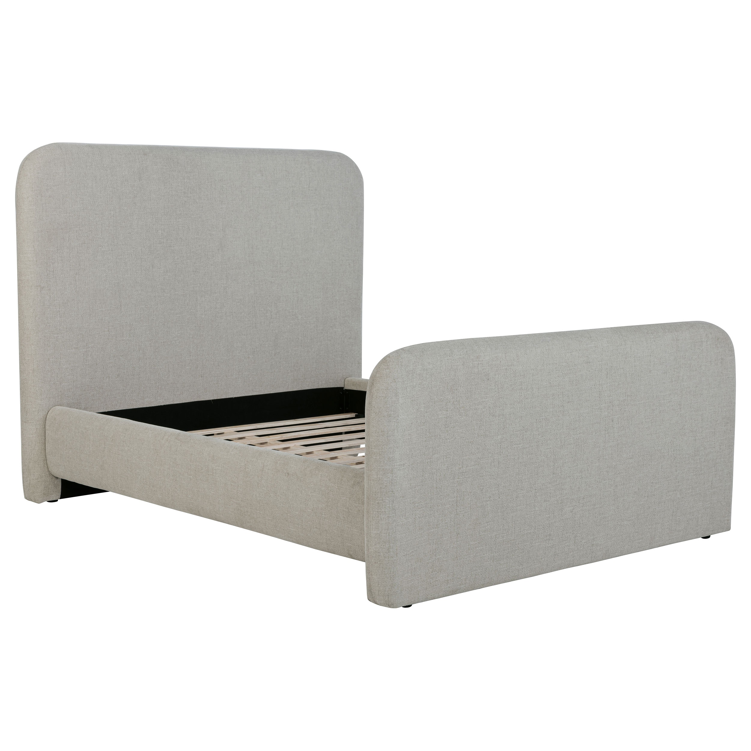 Coaster Wren Upholstered Queen Panel Bed Grey 302052Q