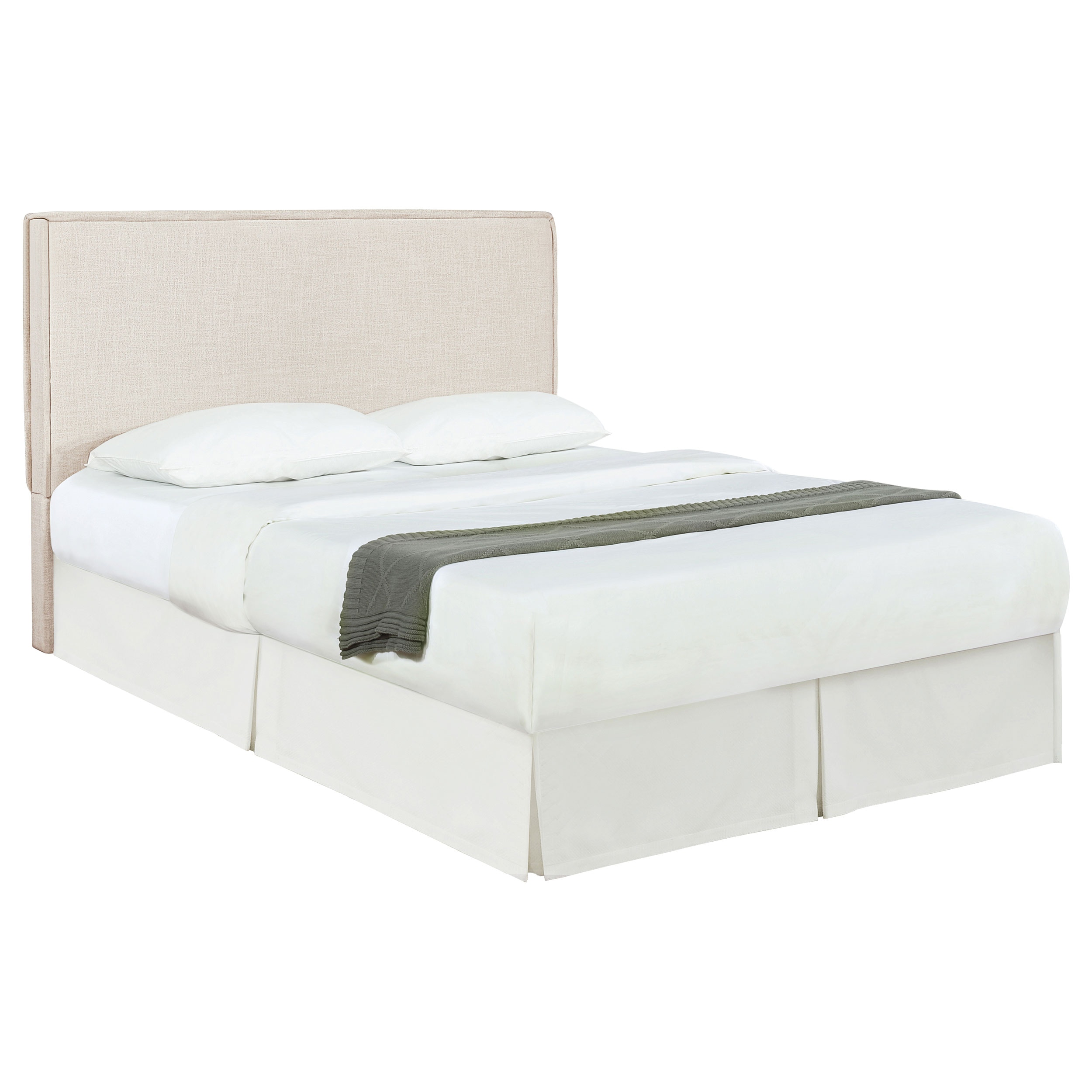  Izzy Upholstered Queen Or Full Panel Headboard Sand 