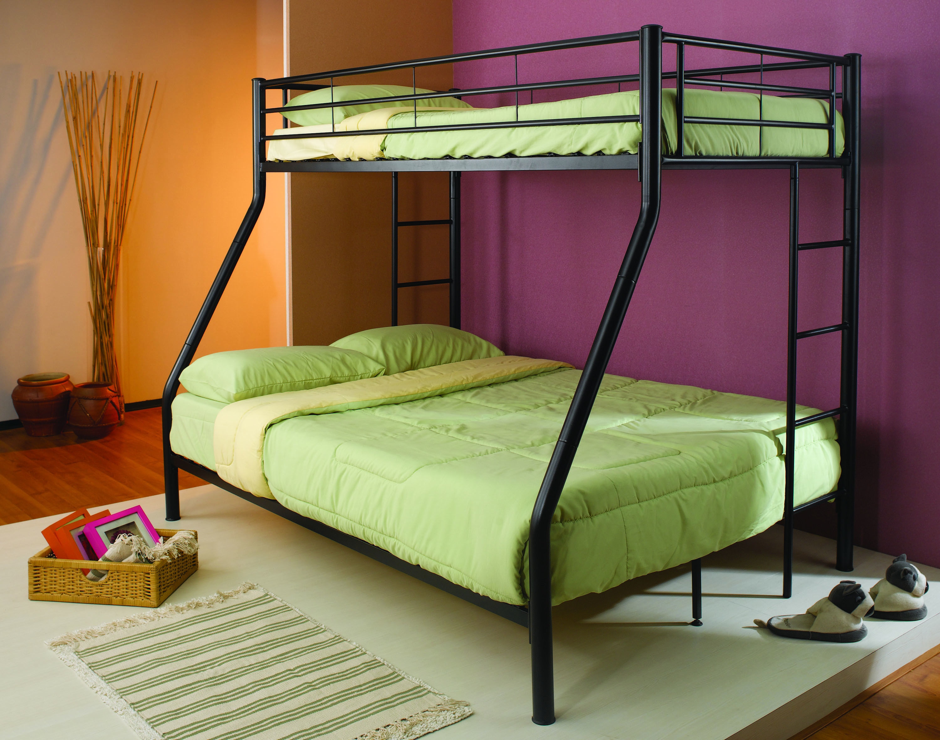 Coaster Bedroom Twin/Full Bunk Bed 460062B - Valeri Furniture 