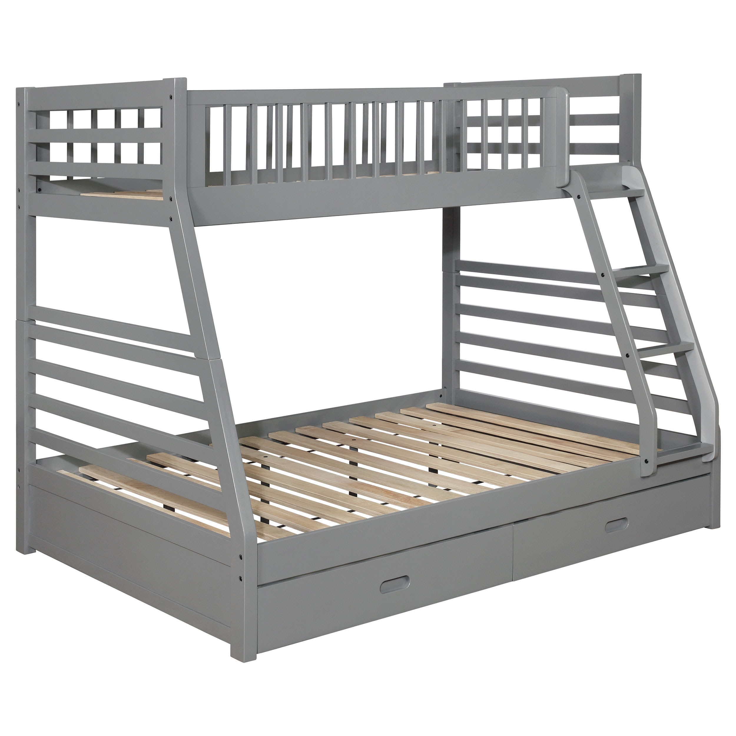 Coaster Bedroom Ashton 2-drawer Wood Twin Over Full Bunk Bed