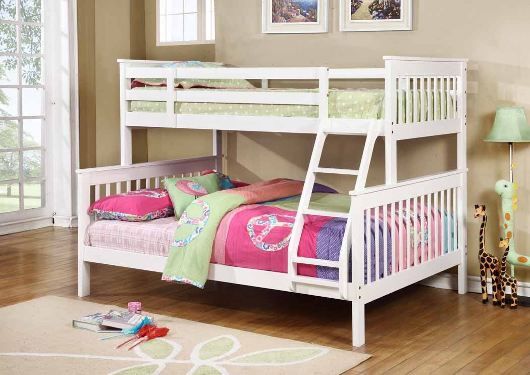 Coaster twin deals full bunk bed