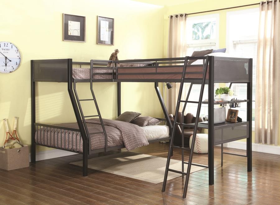 Coaster Bedroom Twin Full Bunk Bed 460391 King Furniture