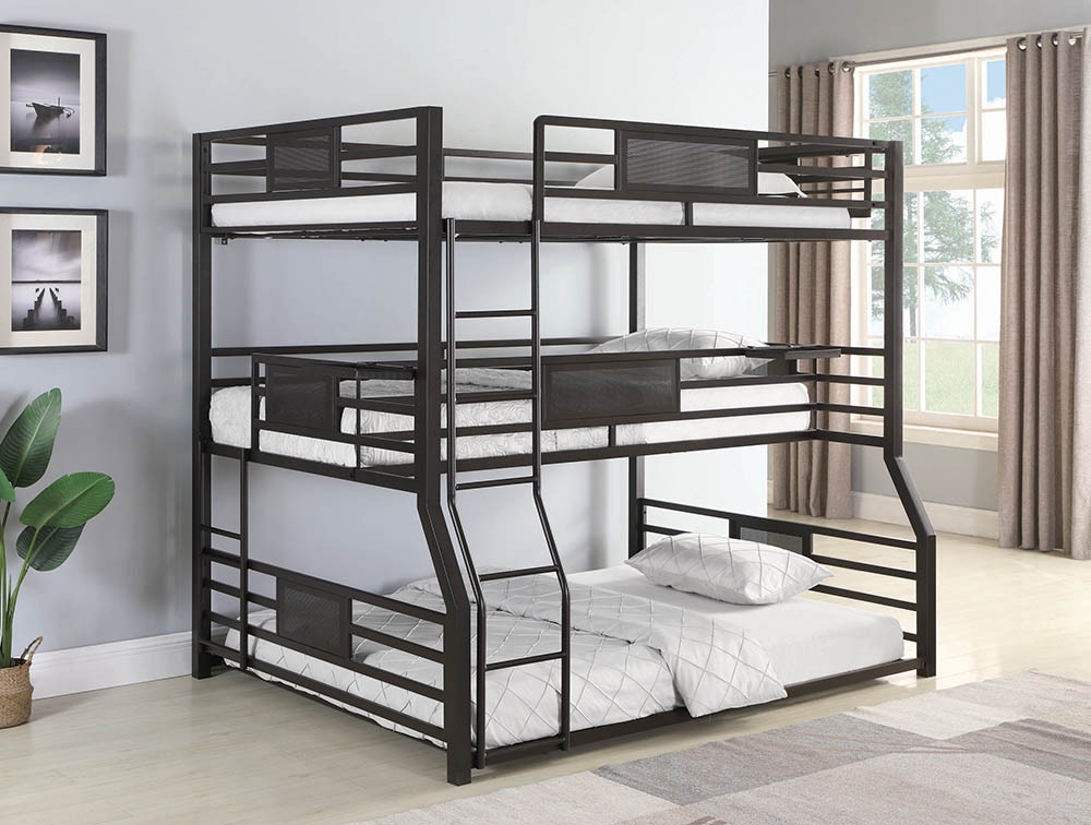 Triple queen shop bunk bed