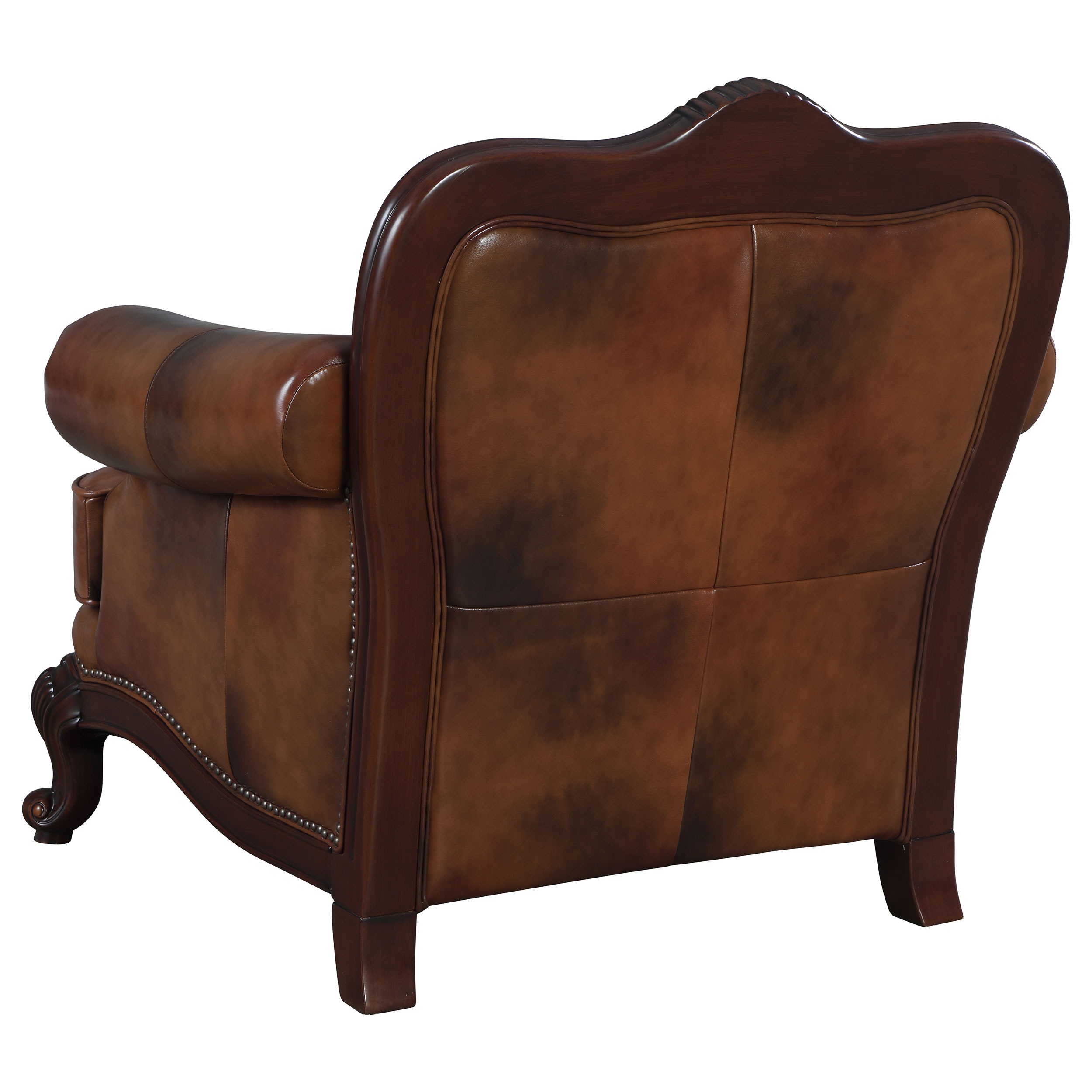 Coaster Living Room Victoria 3-piece Full Leather