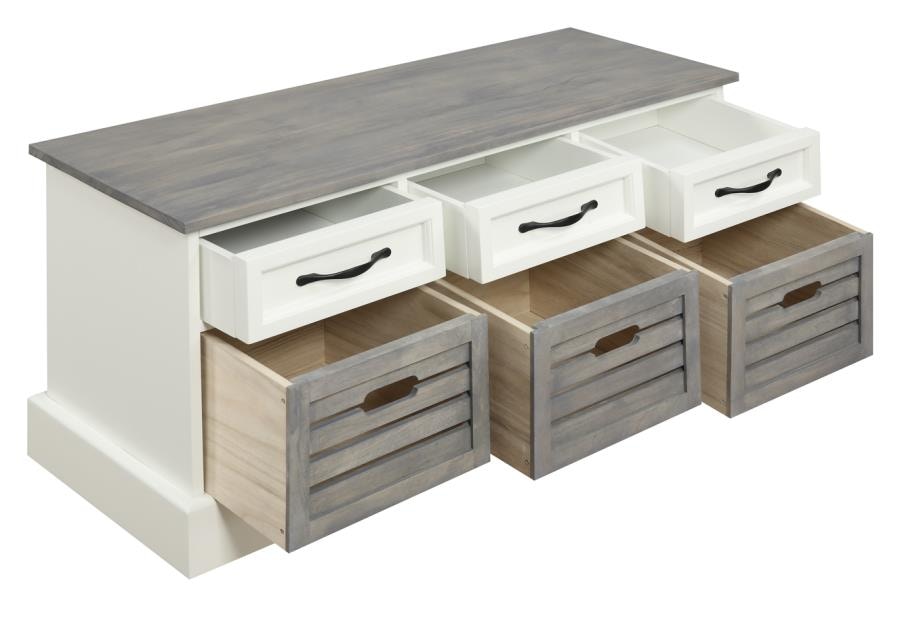 Coaster Entry and Mudroom Furniture Alma 3-drawer Storage