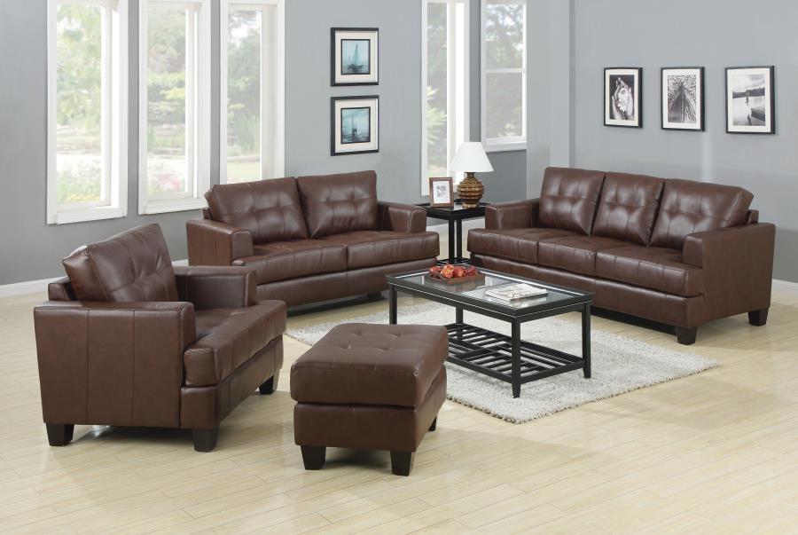 Coaster Living Room 3 Pc Sofa Love Chair 504071 S3 Rider