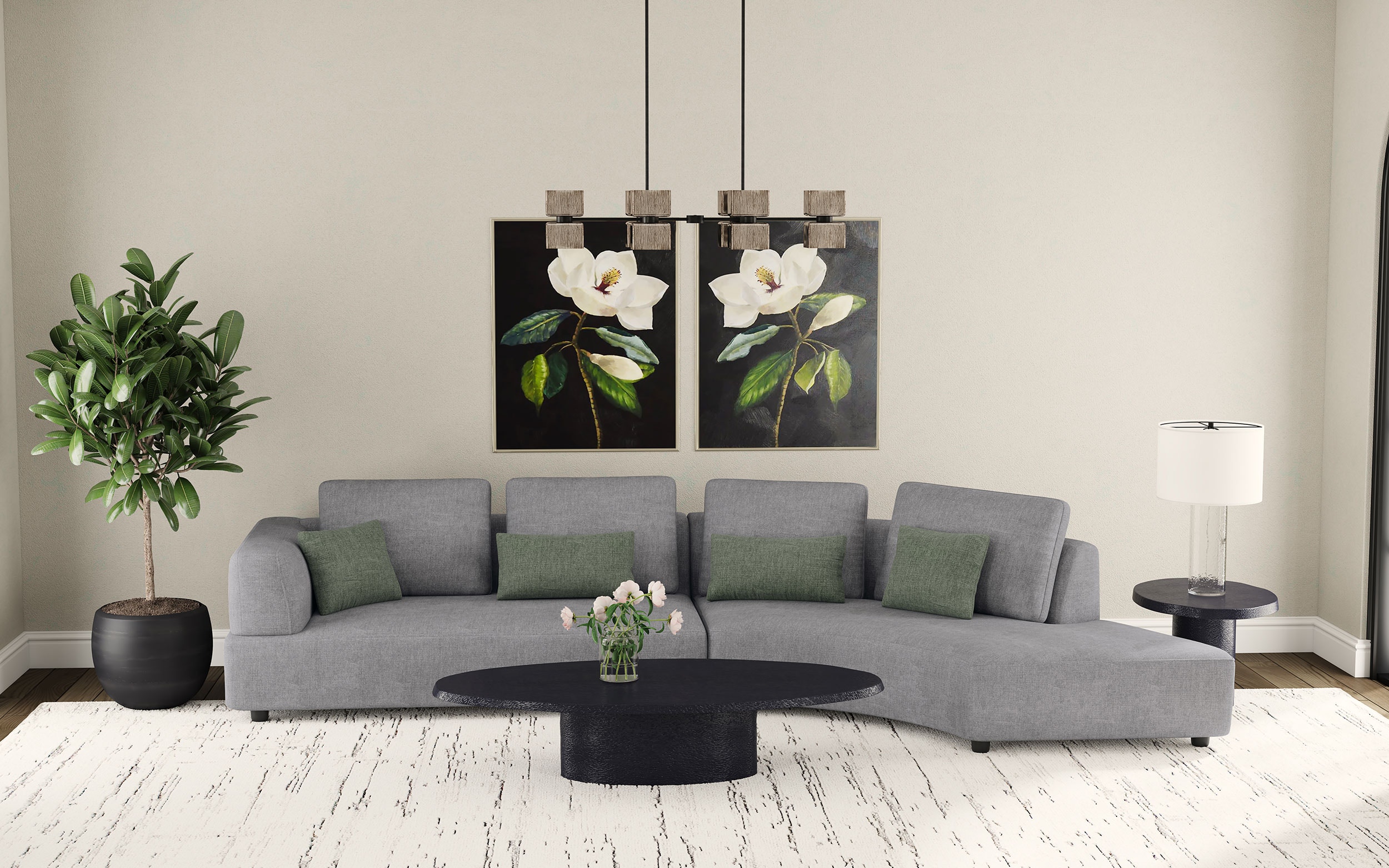 Coaster Living Room Toscano 134-inch Upholstered Sectional Sofa